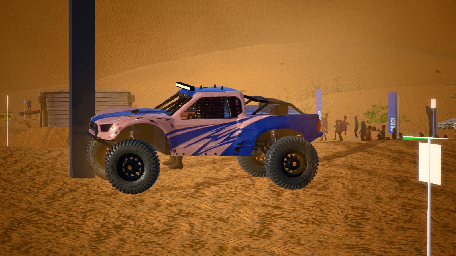 Spiked raider truck
