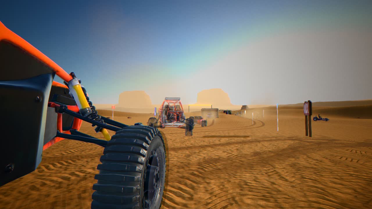 Wheel camera beside the front tire